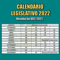 09/12/2021 14:17:00 Vereadores definem calendário de Sessões para 2022