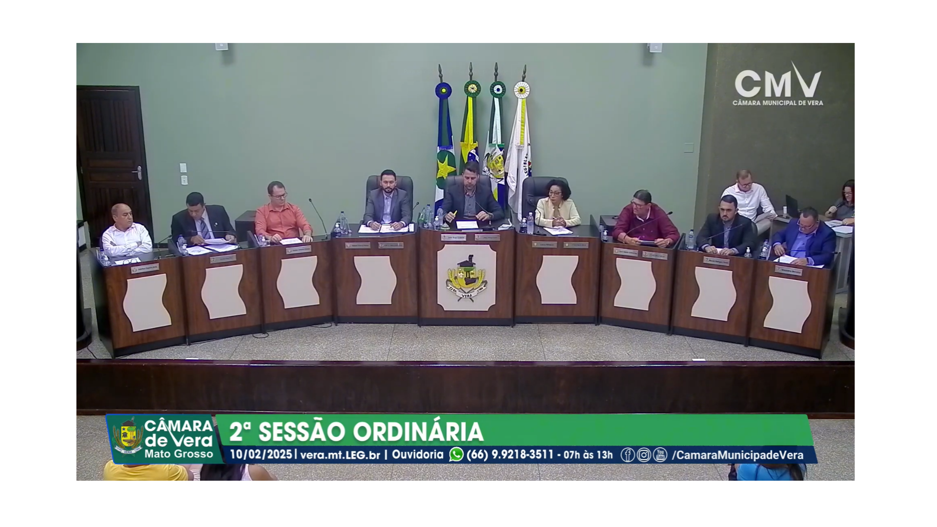 2ª Sessão aprova um projeto Legislativo e encaminha outro Executivo para as Comissões