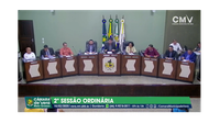 2ª Sessão aprova um projeto Legislativo e encaminha outro Executivo para as Comissões