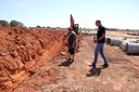 Donizete e Alfredo visitam obra das casas populares e verificam andamento Donizete e Alfredo visitam obra das casas populares e verificam andamento