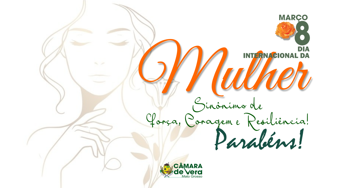 Feliz Dia Internacional das Mulheres! 
