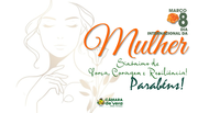  Feliz Dia Internacional das Mulheres! 