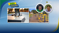 Lúcia e Osnir indicam pista de Skate e academia ao ar livre