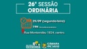 Pauta da 26ª Sessão Ordinária de 2023 Pauta da 26ª Sessão Ordinária de 2023