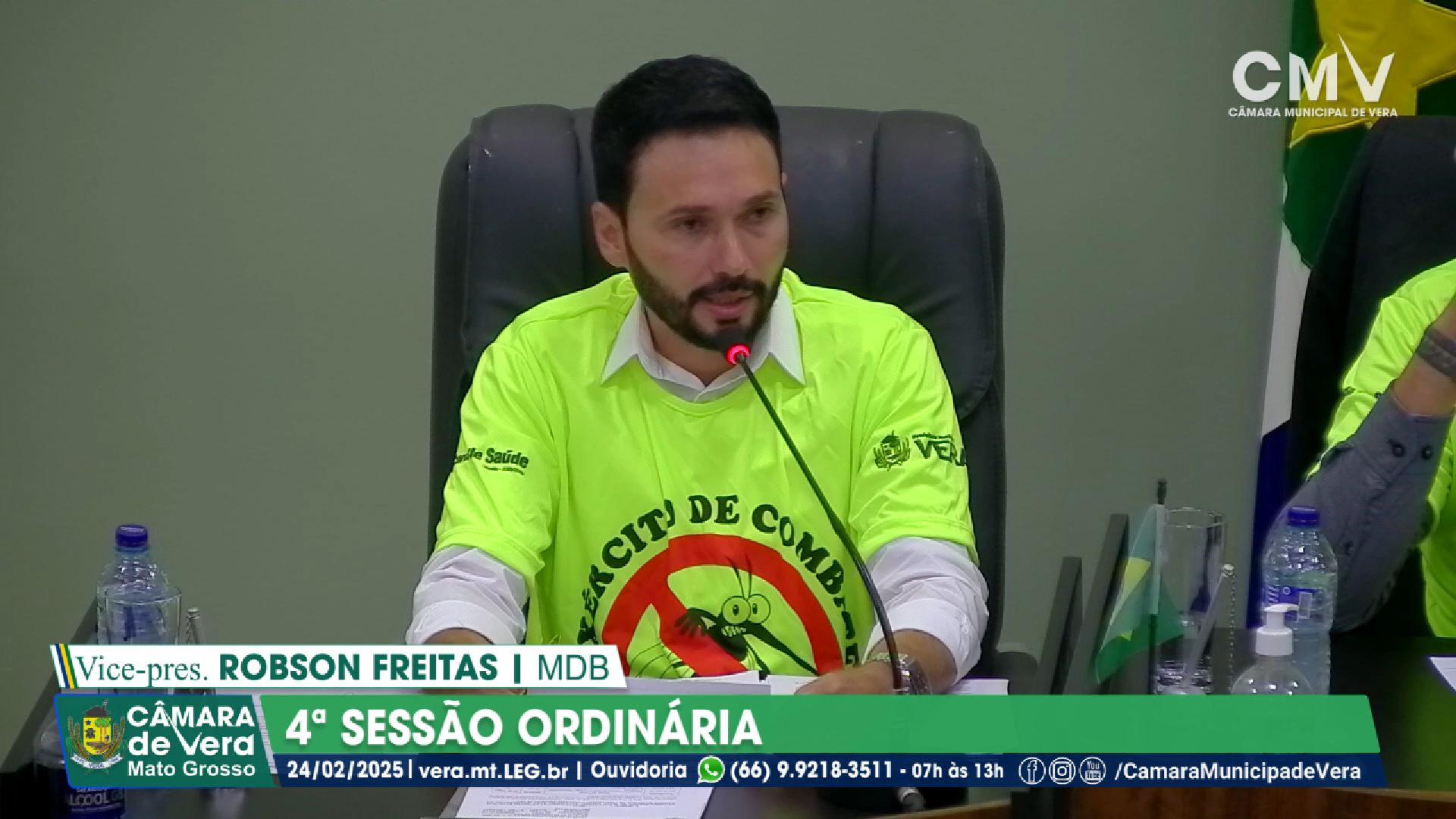 Robson indica que seja viabilizado um Posto de Atendimento do INSS em Vera e, implantada uma farmácia 24h no Pronto Atendimento