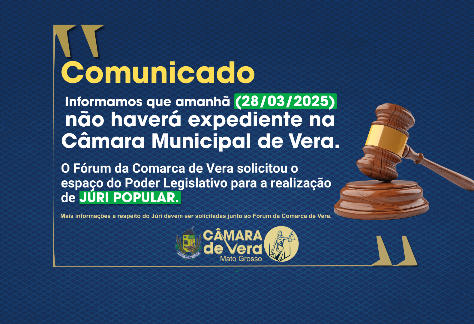 Suspensão de Atendimento no Legislativo