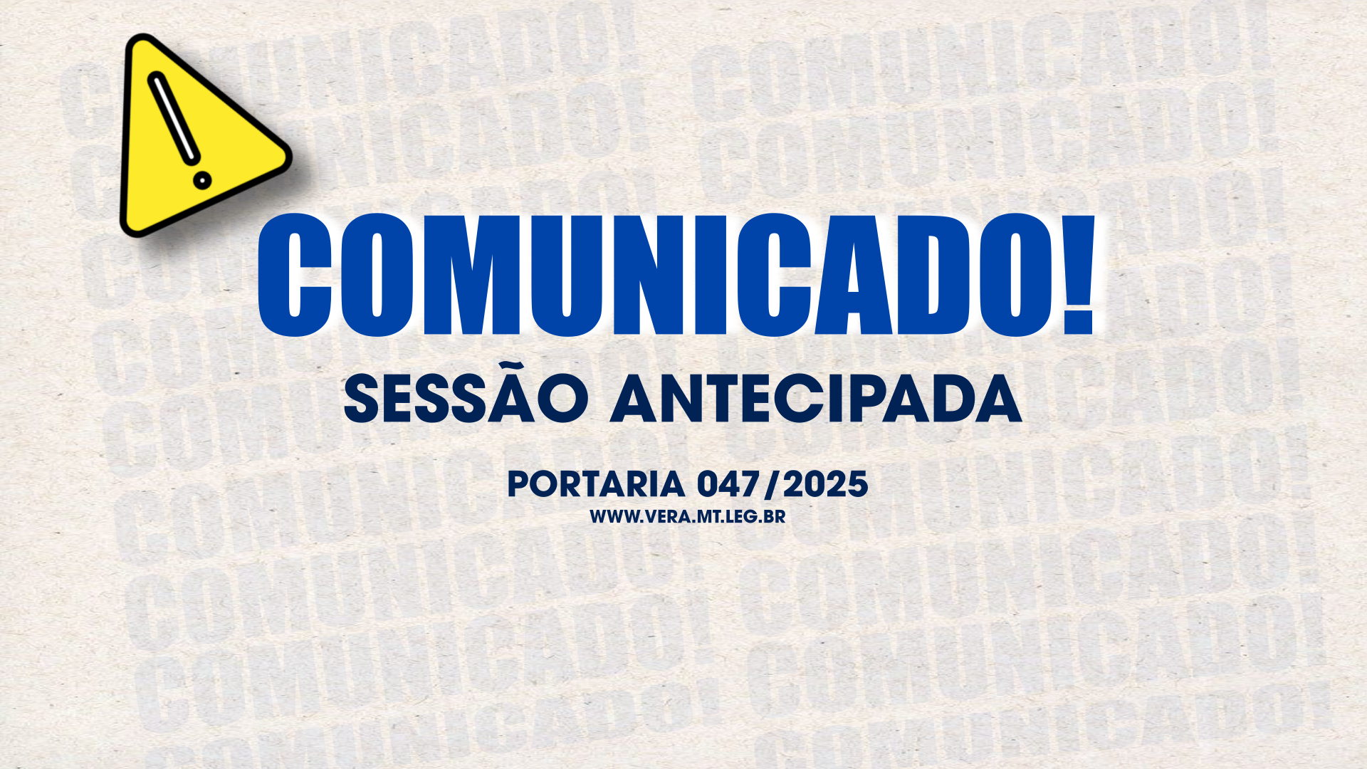 Última Sessão Ordinária do ano é antecipada devido a evento em Cuiabá/MT