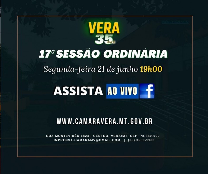 Veja a Pauta da Próxima Sessão Ordinária