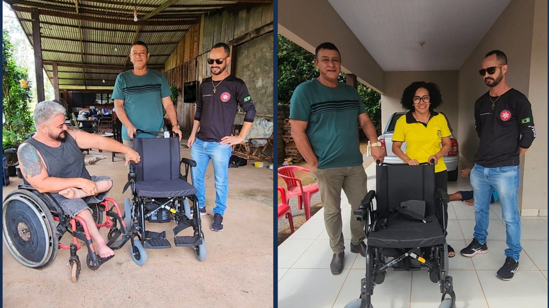 Entrega de cadeiras elétricas trazem mobilidade e autonomia a dona Rose e seu José Carlos